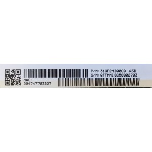 MAIN PARA LAPTOP DELL INSPIRON / NUMERO DE PARTE 31QF2MB00C0 / DAQF2AMB6A0 / QTFMNI0C58002703 / MODELO PENTIUM N3540